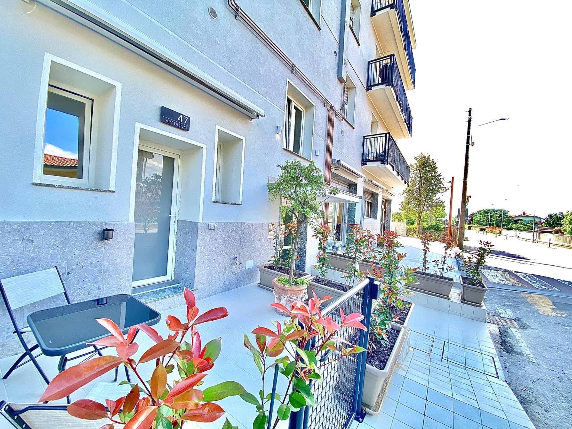 Apt Donati Home, Modernita E Comfort Con Parcheggio Gratuito Privato E Spazio Esterno Privato Cassano dʼAdda Exterior foto